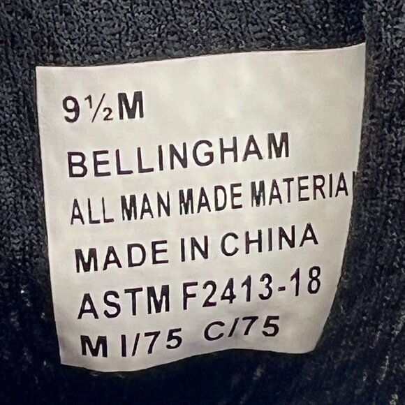 Eddie Bauer Mens Bellingham Black Steel Toe Lace Up Ankle Size 9.5 M Work Boots - Picture 9 of 11